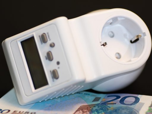 Een budgetmeter voor elektriciteit in een Belgische woning