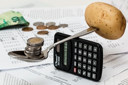 Belgische ouders berekenen het maandbudget voor hun kind aan de keukentafel